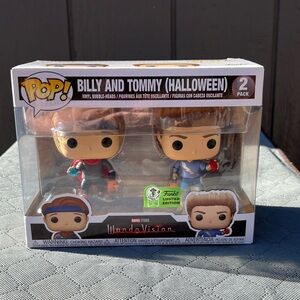 Funko Pop! Wandavision Billy and Tommy Halloween 2-Pack 2021 ECCC comic con